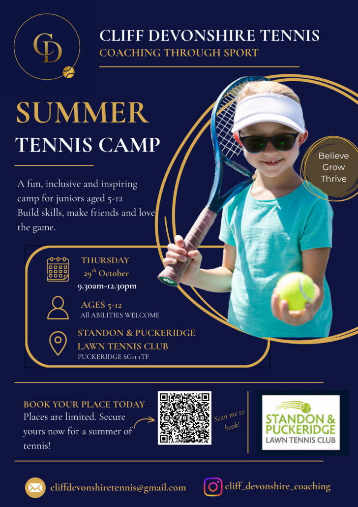 Mini Tennis Camp - October 2026