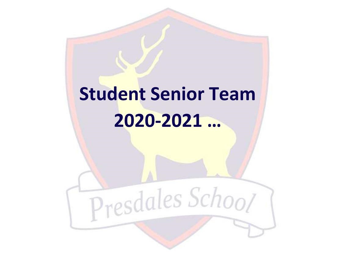 Senior Student Team 2020 - 2021