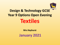 GCSE Textiles