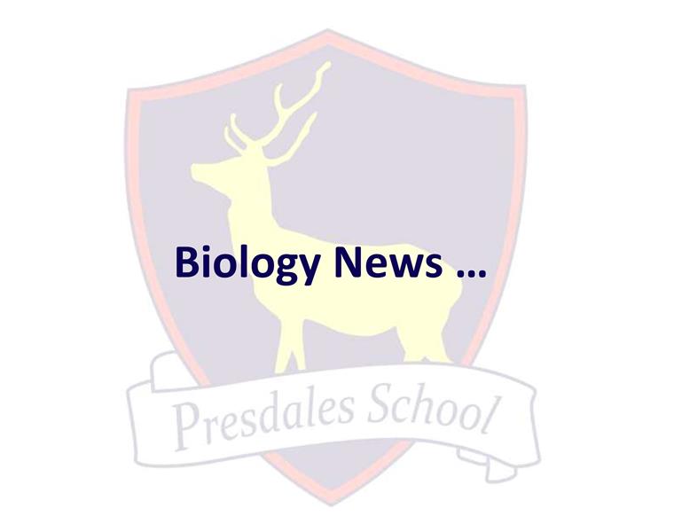 News from Biology ...