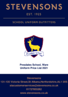 Stevensons Uniform Price List