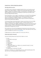 Presdales School – COVID-19 Testing Privacy Statement