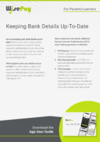 Keeping Banking Details Up-To-Date
