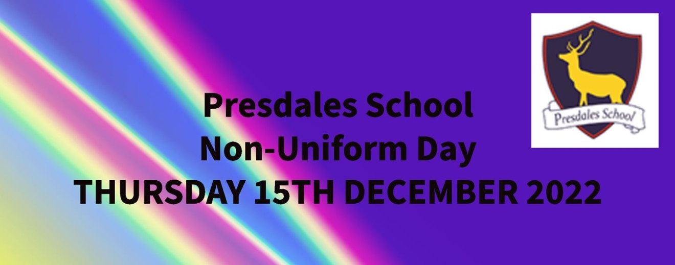 Non-Uniform Day : Thursday 15th December