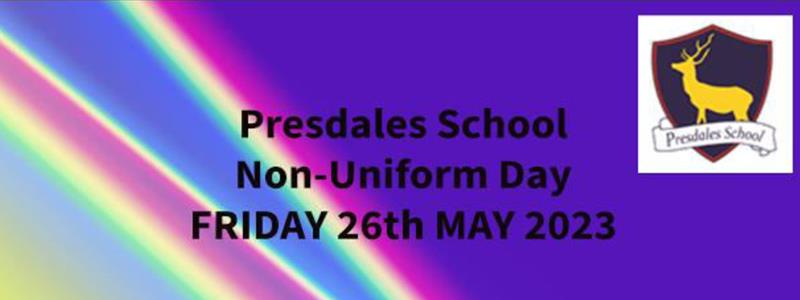 Non-Uniform Day - Friday 26th May