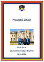 Sixth Form Course Information Booklet 2024-2026