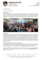 Headteacher letter : 7th March 2025