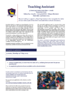 Teaching Assistant (Maternity Cover)