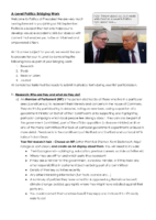 Politics Bridging Work