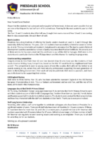 Headteacher letter : 6th June 2025