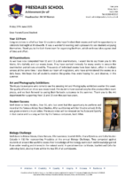 Headteacher letter : 27th June 2025