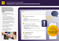 Information for candidates – Social Media Infographic