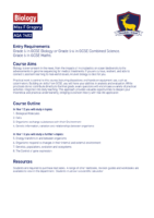 Biology Information 2025