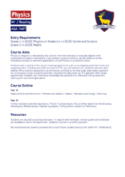 Physics Information 2025