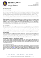 Headteacher letter : 14th November 2025