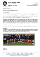 Headteacher letter : 16th January 2026
