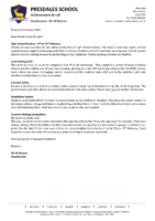 Headteacher letter : 23rd January 2026