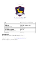 Exams Non Examination Assessment (NEA) Policy