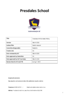 Freedom of Information Policy