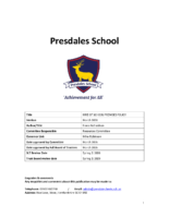Hire of school premises