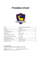 Student privacy notice