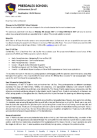 Headteacher letter : 10th July 2026