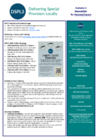 DSPL3 Newsletter for Parents – Autumn 1