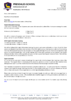 Headteacher letter : 18th September 2026