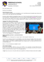 Headteacher letter : 25th September 2026